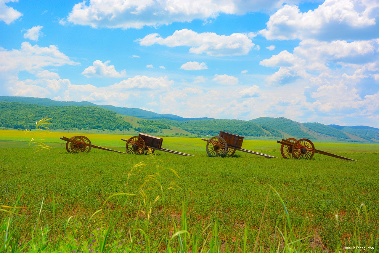 呼倫貝爾邊境線風(fēng)光